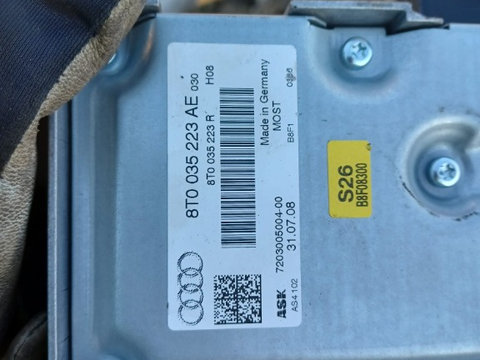 Statie amplificator Audi A4 B8 an 2008 cod piesa : 8T0 035 223 AE original