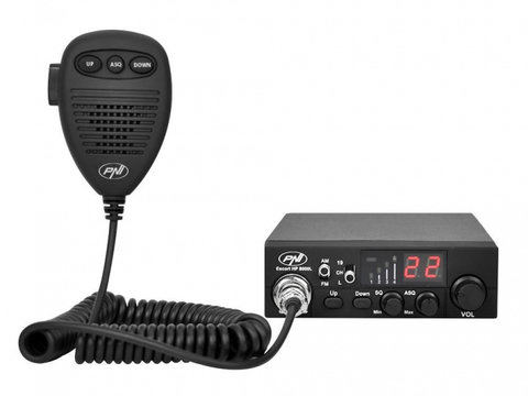 Statie Radio CB Pni Escort HP 8000L Cu ASQ Reglabil 12V 4W Lock Mufa De Bricheta Inclusa PNI-HP8000L