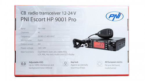 STATIE RADIO CB PNI ESCORT HP 9001 PRO A