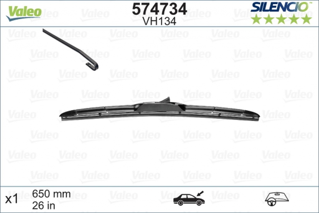 Stergator parbriz JEEP CHEROKEE KL VALEO 574734