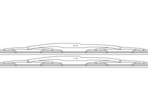 Stergator parbriz OPEL ZAFIRA A (F75_), OPEL MERIVA - TOPRAN 207 136