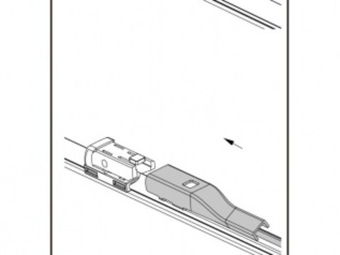 Stergator parbriz pasager AUDI A4 11/2007-> ERK AL-210818-27