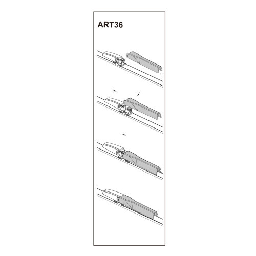 Stergator parbriz pasager AUDI A6 06/2001-> AL-210818-33