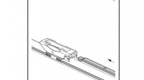 Stergator parbriz pasager MERCEDES-BENZ 