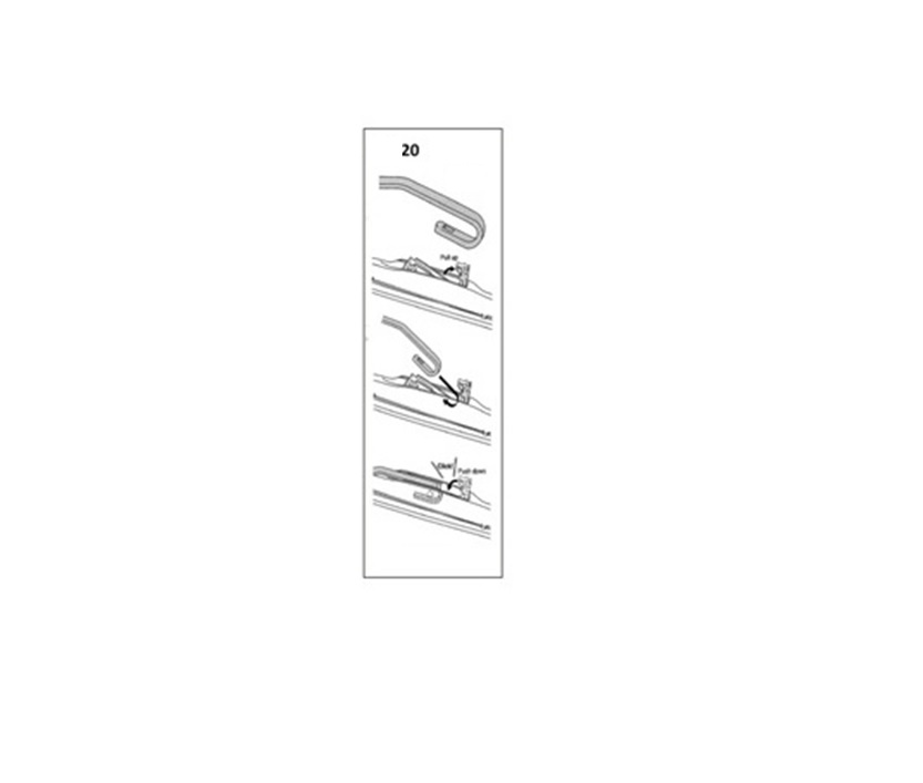 Stergator parbriz sofer DACIA Logan I LS 07/2004-&