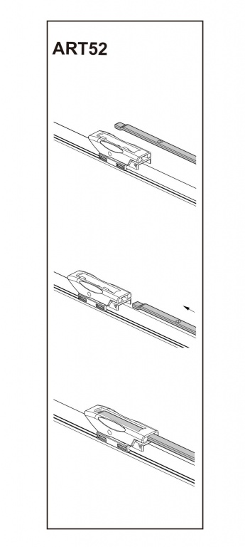 Stergator parbriz sofer DACIA Logan II LS8 (NEW) 03/2015 - 2021 COD:ART52 22"