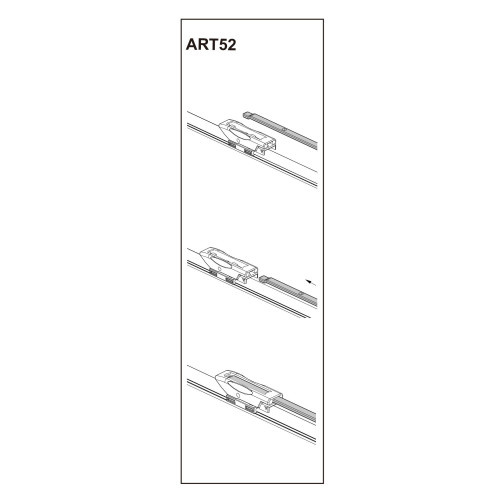 Stergator parbriz sofer RENAULT FLUENCE02/2010➝ COD:ART52 24"