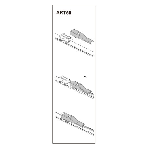 Stergator parbriz sofer SKODA Skoda RAPID 10/2012? COD:ART50 24"