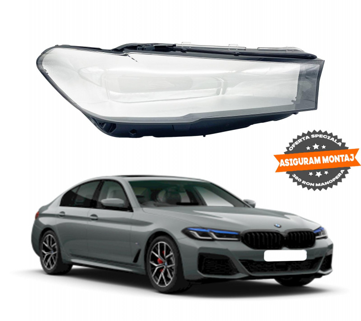 Sticla Far Dreapta BMW Seria 5 G30 (facelift) 2020 2021 2022 2023