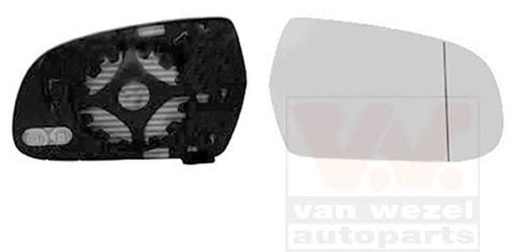 Sticla oglinda AUDI A5 Sportback 8TA VAN WEZEL 0338838
