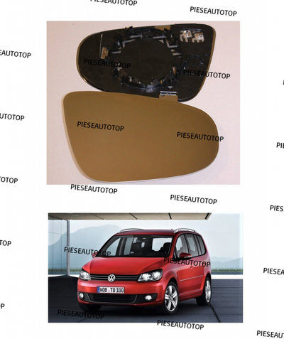 Sticla oglinda dreapta Volkswagen Touran 2010-2015