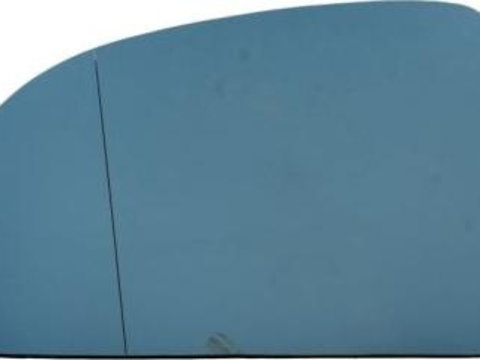 Sticla oglinda laterala stanga asferice incalzita albastru SKODA OCTAVIA II SUPERB II 02.04-05.15 BLIC 6102-43-006367P
