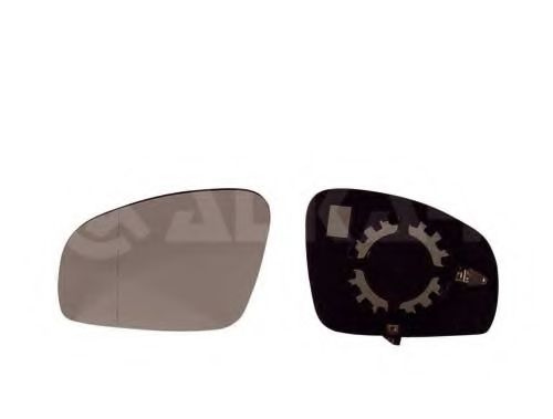 Sticla oglinda, oglinda retrovizoare exterioara SKODA FABIA (2006 - 2014) ALKAR 6451559