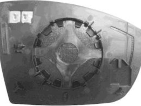 Sticla oglinda, oglinda retrovizoare exterioara FORD GALAXY (WA6), FORD S-MAX (WA6) - VAN WEZEL 1869837