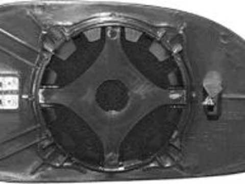 Sticla oglinda, oglinda retrovizoare exterioara DAEWOO LACETTI hatchback (KLAN), CHEVROLET LACETTI (J200) - VAN WEZEL 8125837