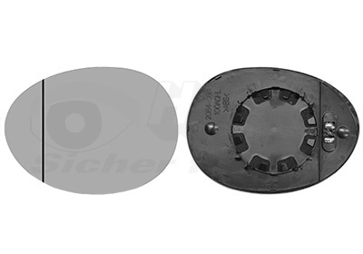 Sticla oglinda, oglinda retrovizoare exterioara VAN WEZEL 0518837 pentru MINI MINI Cabriolet (F57) 2014-2022