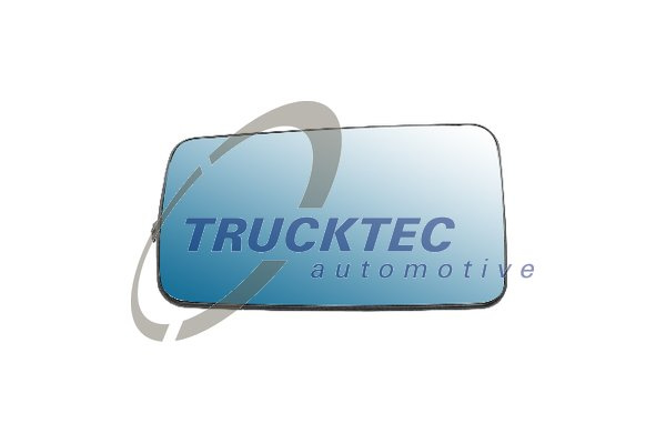 Sticla oglinda, oglinda retrovizoare exterioara stanga (0257071 TRUCKTEC) MERCEDES-BENZ