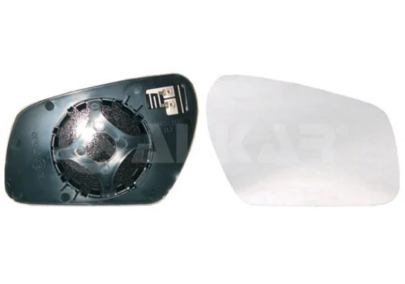 Sticla oglinda, oglinda retrovizoare exterioara dreapta pentru FORD FIESTA V Van 2002-2010