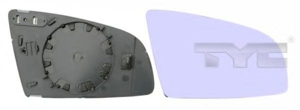 Sticla oglinda, oglinda retrovizoare exterioara AUDI A4 (8E2, B6) (2000 - 2004) TYC 302-0027-1 piesa NOUA
