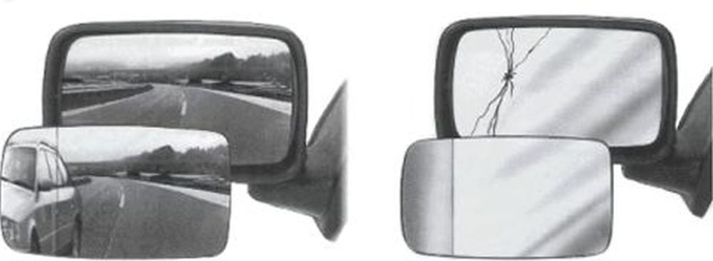 Sticla oglinda OPEL ASTRA F combi 51 52 VAN WEZEL 7256