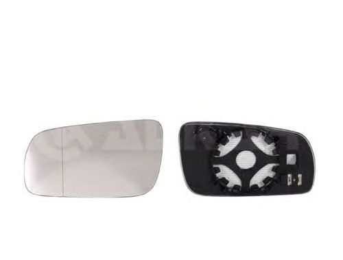 Sticla oglinda retrovizoare exterioara (cu incalzire, convex) SKODA OCTAVIA Combi (1U5) - Cod intern: W20307747 - LIVRARE DIN STOC in 24 ore!!!