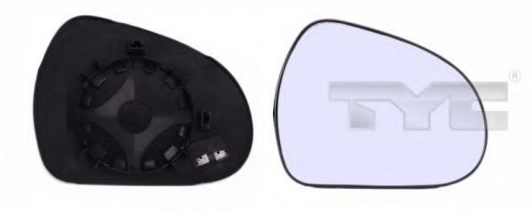 Sticla oglinda retrovizoare exterioara PEUGEOT 308 SW (2007 - 2016) TYC 326-0088-1