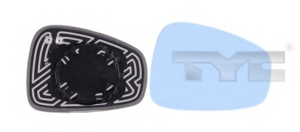 Sticla oglinda retrovizoare exterioara # stanga Alfa romeo Mito 2009 2010 2011 2012 2013 2014 2015 2016 2017 2018 2019 2020 2021 2022 2023 2024 2025 # 301 0030 1 # TYC
