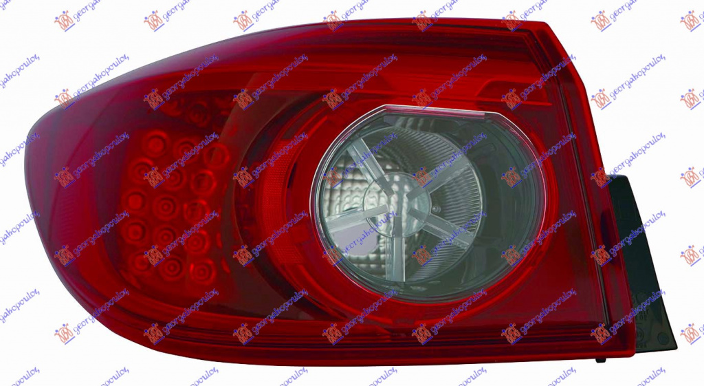STOP 4 USI EXTERIOR CU LED - MAZDA 3 SEDAN-H.B [BM] 13-16 MAZDA MAZDA 3 SEDAN-H.B [BM] 13-16 504005822 504005822 B45B51160E