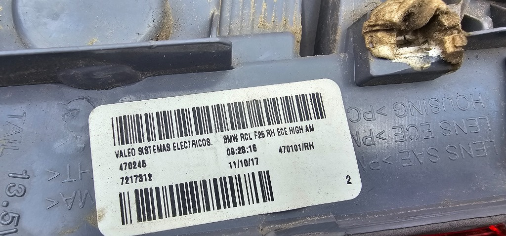 Stop dreapta cu LED BMW X3 F25 2013 2014