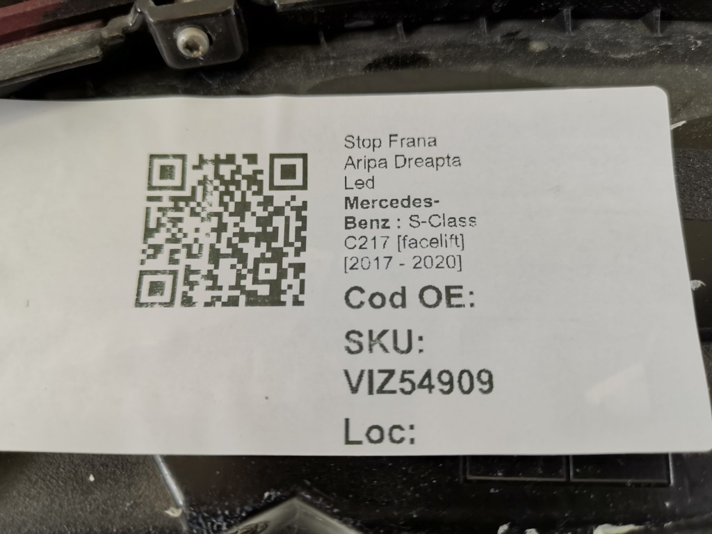Stop Frana Aripa Dreapta Led Mercedes-Be