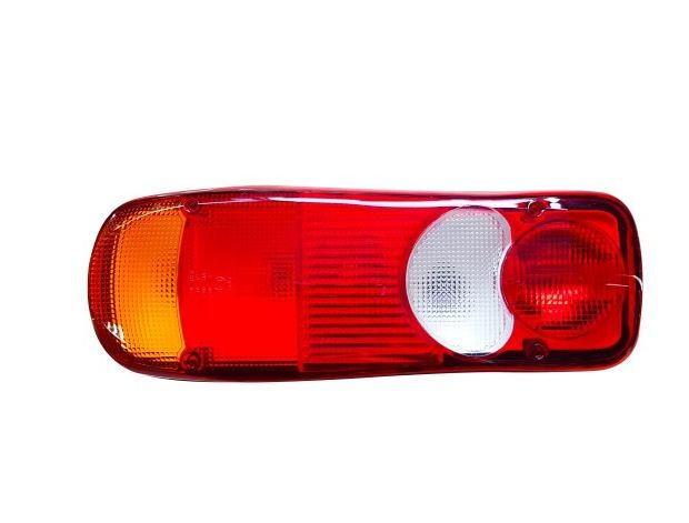 Stop, lampa spate DAF LF, Fiat DUCATO (250), Nissan CANTER, CABSTAR, Opel MOVANO, Renault MASCOTT, MASTER (D), MAXITY, MIDLUM, PREMIUM, Volvo FE/FL, 2006-, partea stanga, fara lampa nr., cu Catadioptru reflectorizant, 349 x 130 x 115 mm