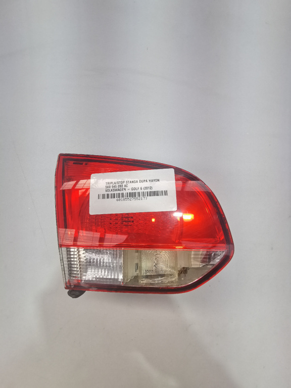 Stop lampa stanga spate pe haion Volkswagen Golf 6 (5k1) 1.6 Tdi an 2012 cod piesa 5K0945093AC