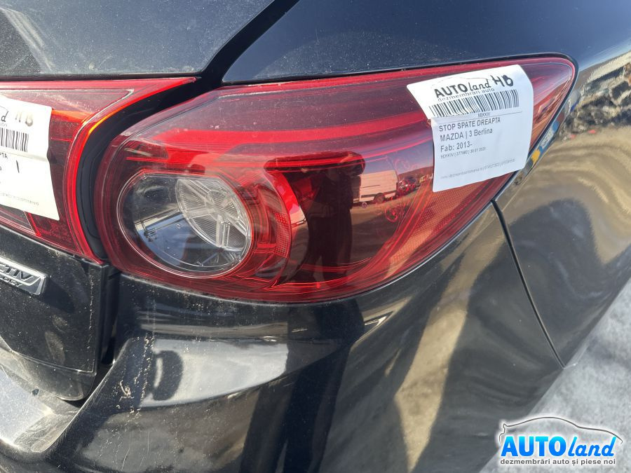 Stop Spate Dreapta De pe Aripa Hatchback Mazda 3 B