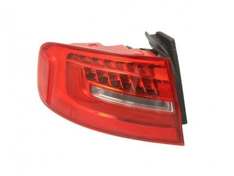 Stop spate lampa Audi A4/S4 (B8), 11.2011-12.2015 model Sedan, partea Stanga, parte exteRioara, fara suport becuri, tip bec LED+W16W, Depo