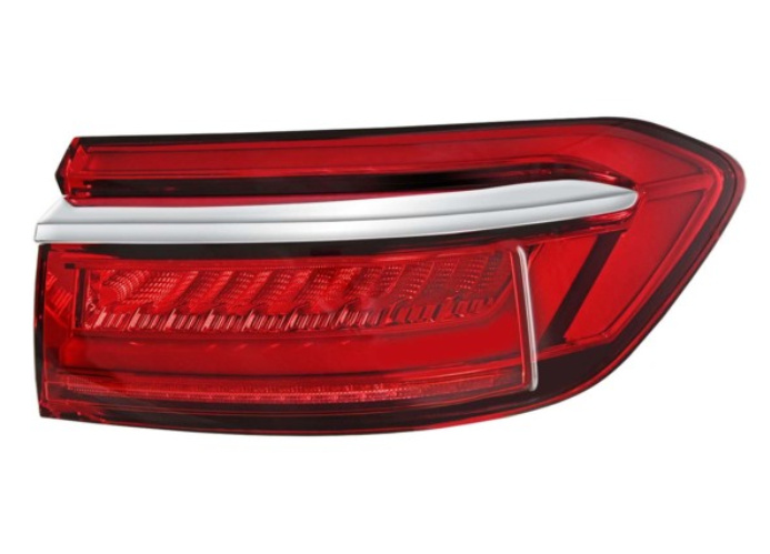 Stop spate, lampa Audi A8 (D5), 07.2017-12.2021, montare spate, dreapta, Tip=Mid, LED, cu ornament cromat, exterior, HELLA