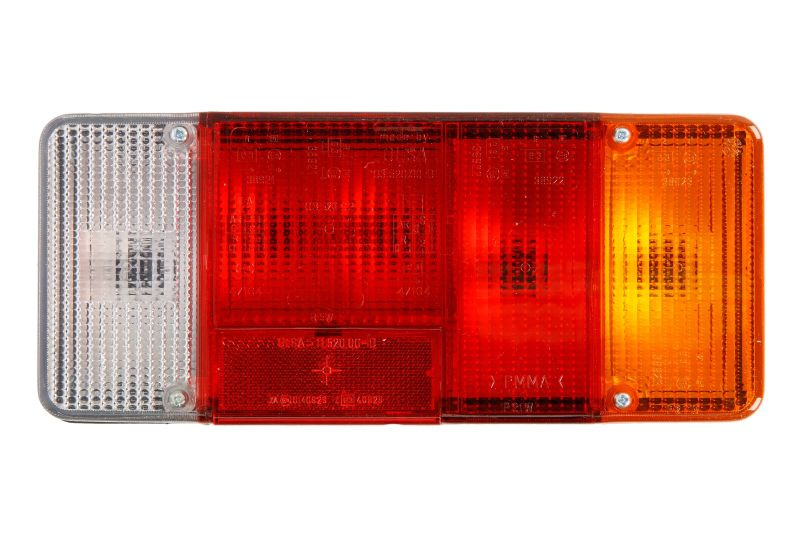 Stop spate lampa Citroen Jumper 1994-2014 Jumpy 1995-2007, Peugeot Boxer 1994-2006 J5 Iveco Daily 1978-1999 Fiat Ducato 1982-2006 300x130mm pentru verisiuni Pick-Up , 300x130mm, cu lampa mers inapoi, partea dreapta
