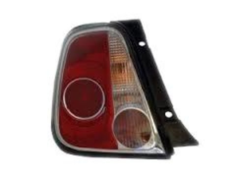Stop spate lampa Fiat 500 (312), 03.07-, spate, omologare ECE, cu suport bec, negru, 51934480, Stanga