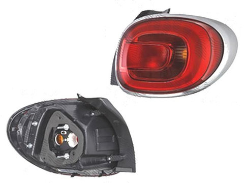 Stop spate lampa Fiat 500l (330), 01.2013-, spate, Dreapta, TREKKING, LED+P21/5W+P21W, cu suport becuri, TYC