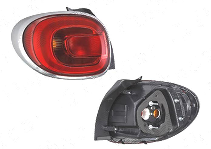 Stop spate lampa Fiat 500l (330), 01.2013-, spate,