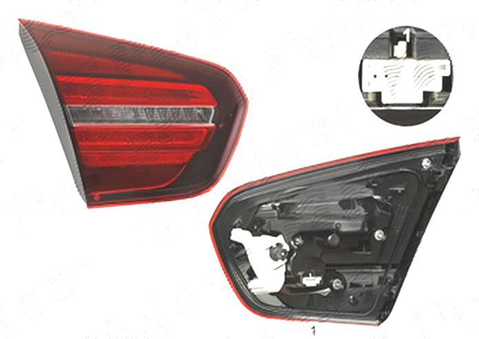 Stop spate lampa Mercedes Clasa Gla (X156), 01.201