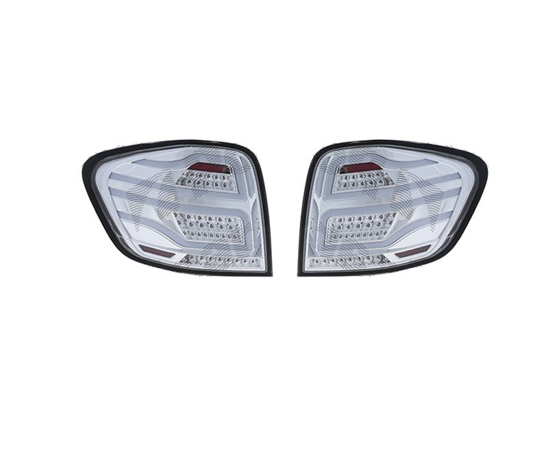 Stop spate, lampa Mercedes Clasa Ml (W164), 07.2005-06.2008, model tuning, montare spate, stanga+dreapta, LED, cromat, transparent, tuning, Taiwan