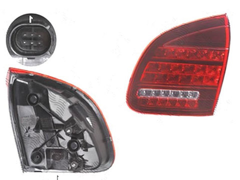 Stop spate lampa Porsche Cayenne (92a), 04.2010-12.2014, spate, Dreapta, partea interior, LED, fumuriu, DEPO