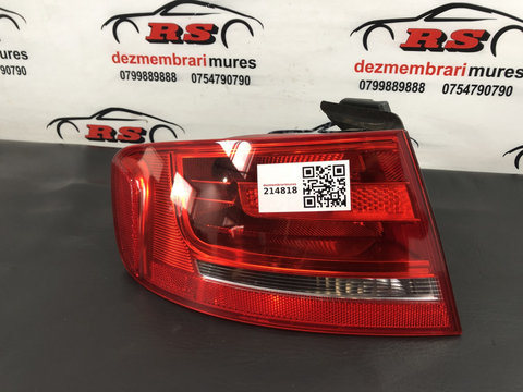 Stop stanga caroserie Audi A4 B8 2.0TDI, Sedan, Negru sedan 2010 (cod intern: 214818)