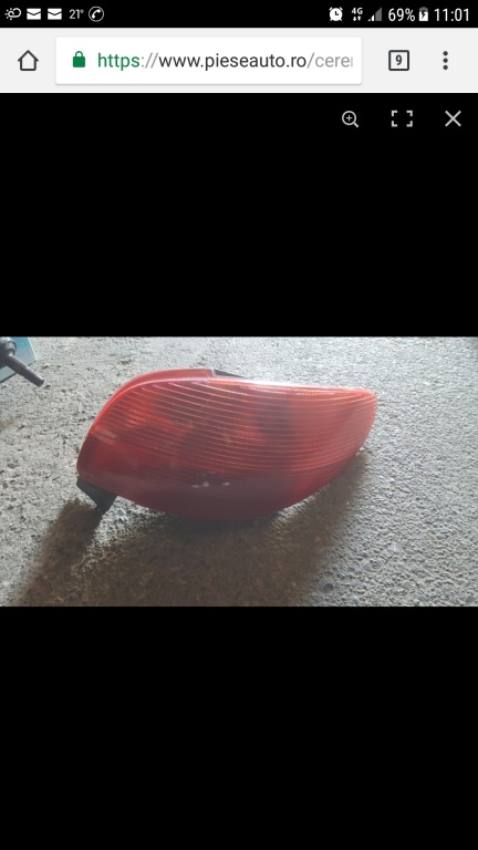 Stop tripla spate dreapta Peugeot 206 1998 1999 20