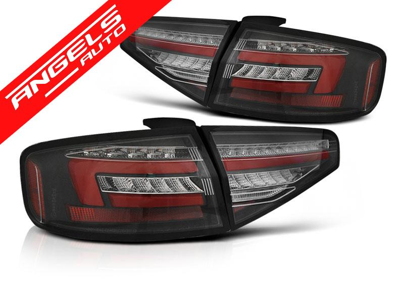 Stopuri bara LED Negru SEQ potrivite pentru compatibile cu Audi A4 B8 12-15 SEDAN OEM BULB