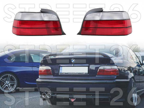Stopuri Compatibil Cu BMW Seria 3 E36 Coupe Cabrio (1992 -1998) Rosu/Alb