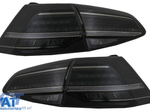 Stopuri Full LED compatibil cu VW Golf 7 7.5 VII (2012-2020) Facelift G7.5 Look Fumurii