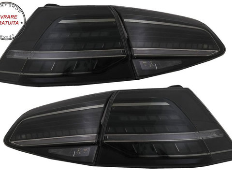 Stopuri Full LED VW Golf 7 7.5 VII (2012-2020) Facelift G7.5 Look Fumurii- livrare gratuita