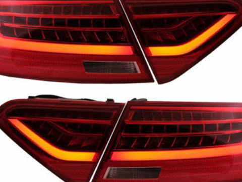 Stopuri LED compatibil cu Audi A5 8T Coupe Cabrio Sportback (2007-2011) Semnal Secvential Dinamic TLAUA58TNL SAN34503