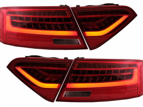 Stopuri LED compatibil cu Audi A5 8T Coupe Cabrio Sportback (2007-2011) Semnal Secvential Dinamic TLAUA58TNL